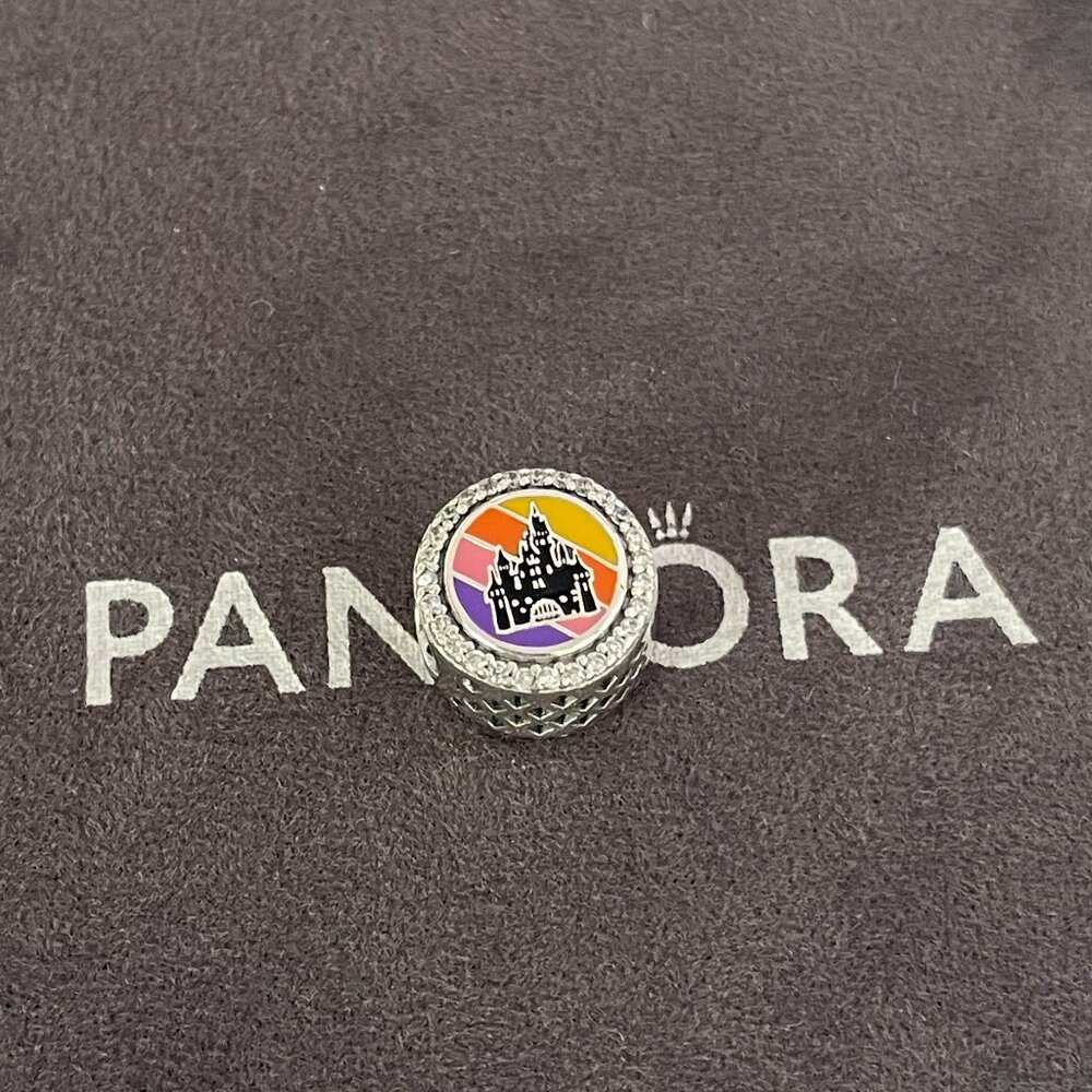 Pandora Disney 100 Years of wonder Magic key Popcorn Bucket Charm Bead Charm